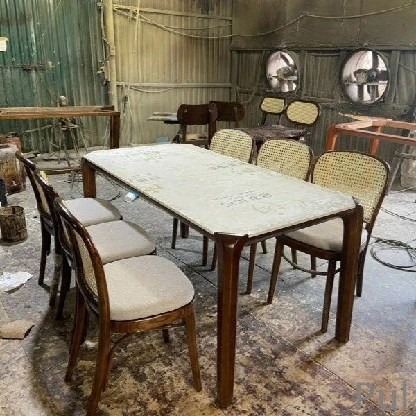 Ghế ăn mây Thonet 1